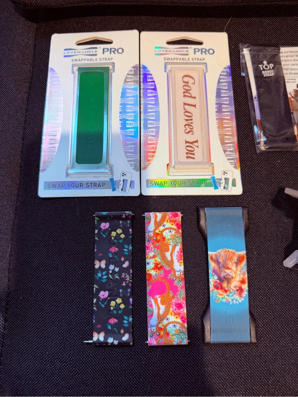 Interchangeable Phone Strap Bands – Ghost, Floral & Blue Designs